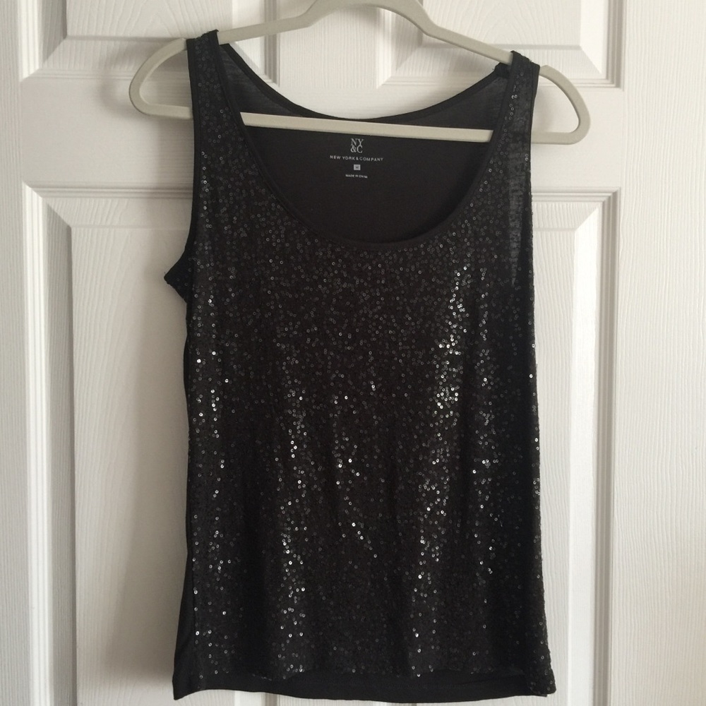 NWT New York & Co sequined tank top